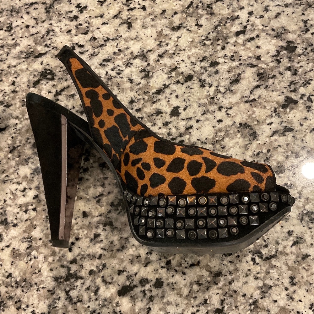 Sam Edelman Platform Leopard Heels